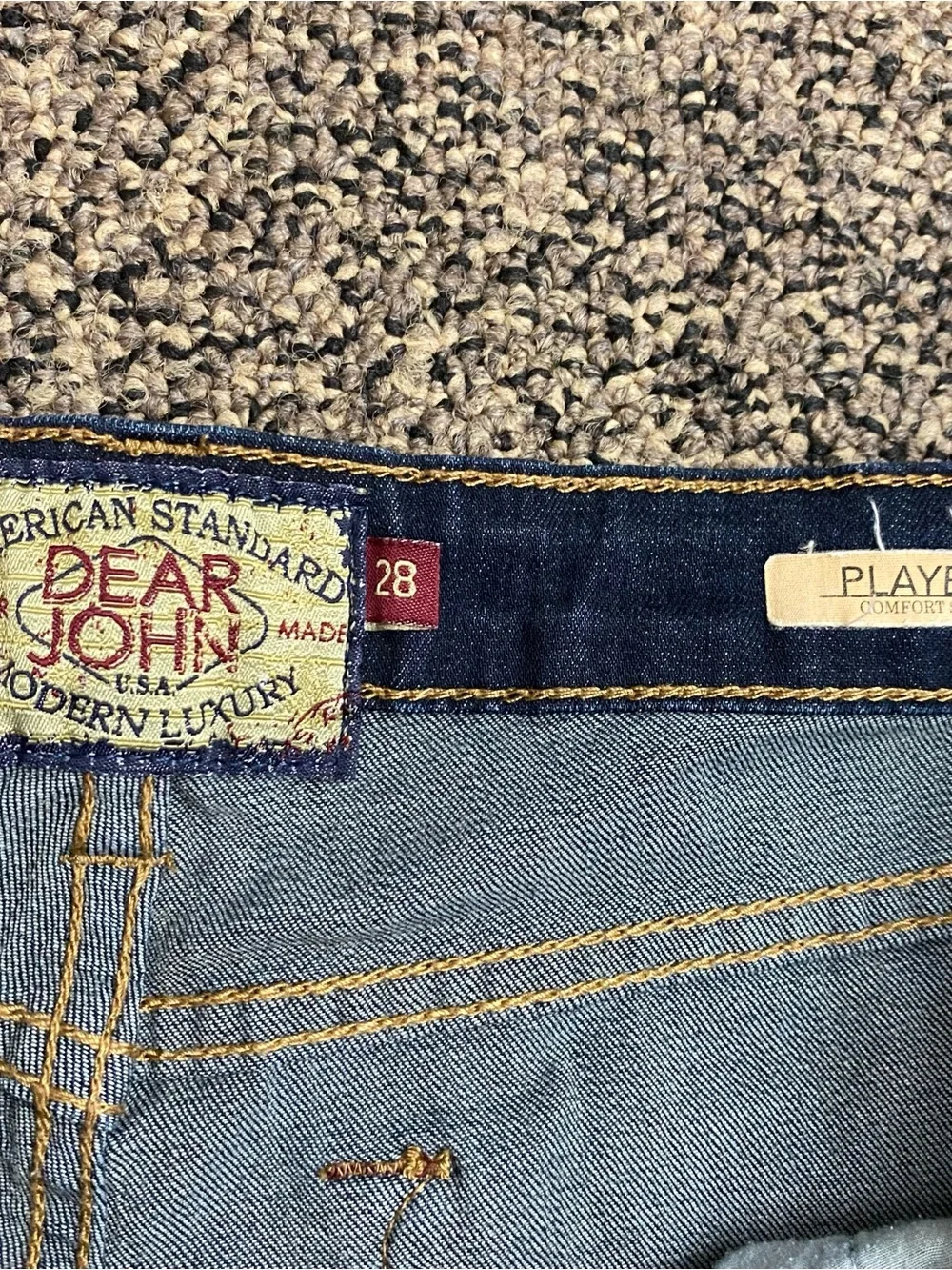 Dear John American Standard Playback Comfort Straight Leg Jeans Men’s Size 28